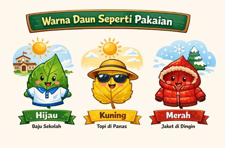 Rahasia di Balik Warna Daun Tumbuhan
